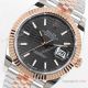 EW Factory Superclone Rolex Datejust II Watch in Gray Fluted motif 18K Rose Gold Jubilee Strap (4)_th.jpg